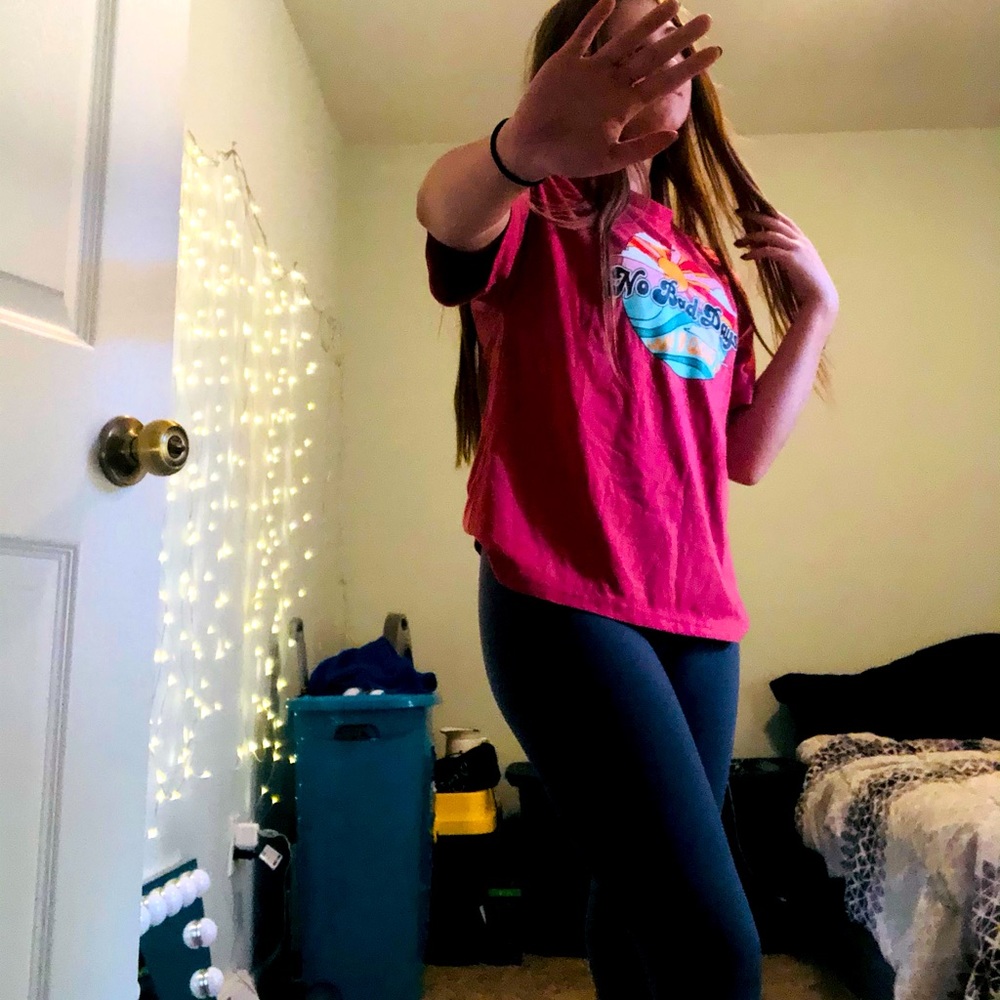 Regular t-shirt size S, no rips or stains only worn once.